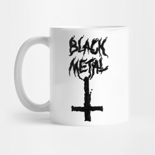 Black Metal Mug